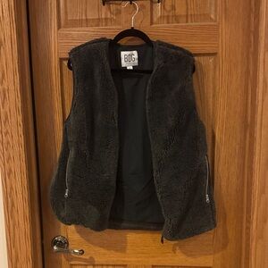 BDG Charcoal Fleece Vest